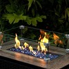 GASPRO 20 lbs Fire Glass for Propane Fire Pit, 1/2-Inch Reflective Fireplace Glass Rocks for Fire Pit Table, Cobalt Blue - 3 of 4