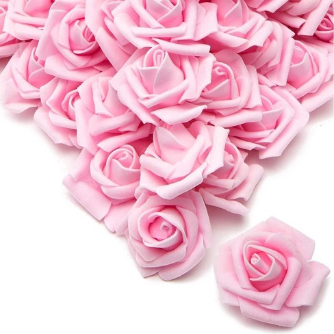 Bright Creations 200 Pack Rose Flower Heads, Artificial Flowers (2 In ...