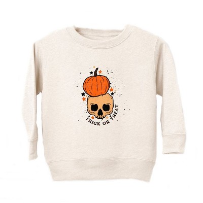 The Juniper Shop Trick Or Treat Skull Toddler Graphic Sweatshirt