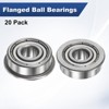 Unique Bargains Chrome Steel Durable Multipurpose Use Flanged Ball Bearing - 4 of 4
