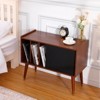Vinyl Record Storage Stand Holds 300 Albums, Turntable Table with CD Cabinet, Living Room End Table - 4 of 4