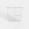 Cesicia 56-60x72 inches Brushed Nickel Sliding Shower Door - 4 of 4