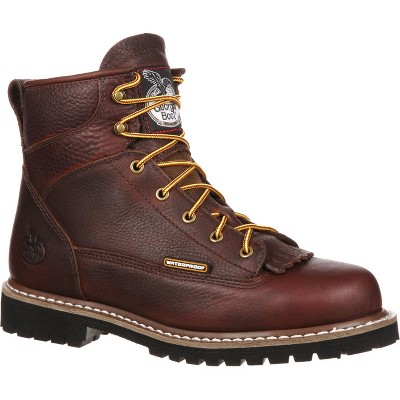 Men's Georgia Boot Waterproof Lace-To-Toe Work Boot