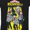 My Hero Academia UA School Uniform Characters Crew Neck Short Sleeve Boys' Black T-shirt - 2 of 3