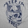 Mens Funny T Shirts Keep It Free Sarcastic Camping Graphic Novelty Tee For Men - Crazy Dog Men's T Shirt - 2 of 4