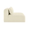 Meridian Furniture,Shaggy Corduroy Performance Fabric Armless Chair - 3 of 4