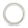 Black Bow Jewelry Men's 7mm Sterling Silver Polished Flat Comfort Fit Band - 2 of 4