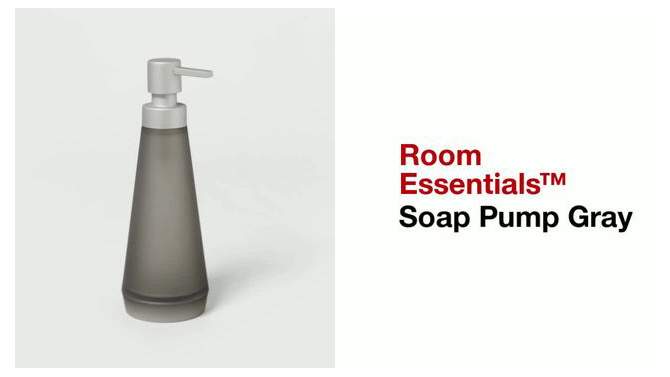 Soap Pump Dark Gray - Room Essentials&#8482;, 2 of 6, play video