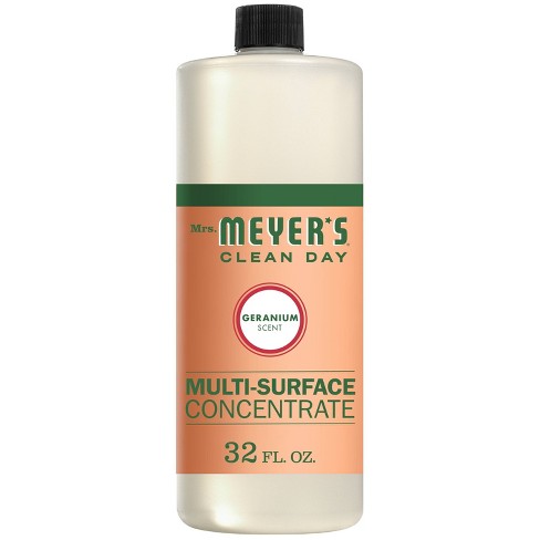 Mrs Meyer S Geranium All Purpose Cleaner Concentrate 32 Fl Oz