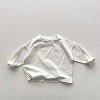 MyKids-Usa Baby Boy And Girl Solid Color Pullover Design Long-Sleeved Tops - 3 of 4