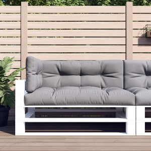 vidaXL Pallet Cushions 3 pcs Gray Fabric - 1 of 4