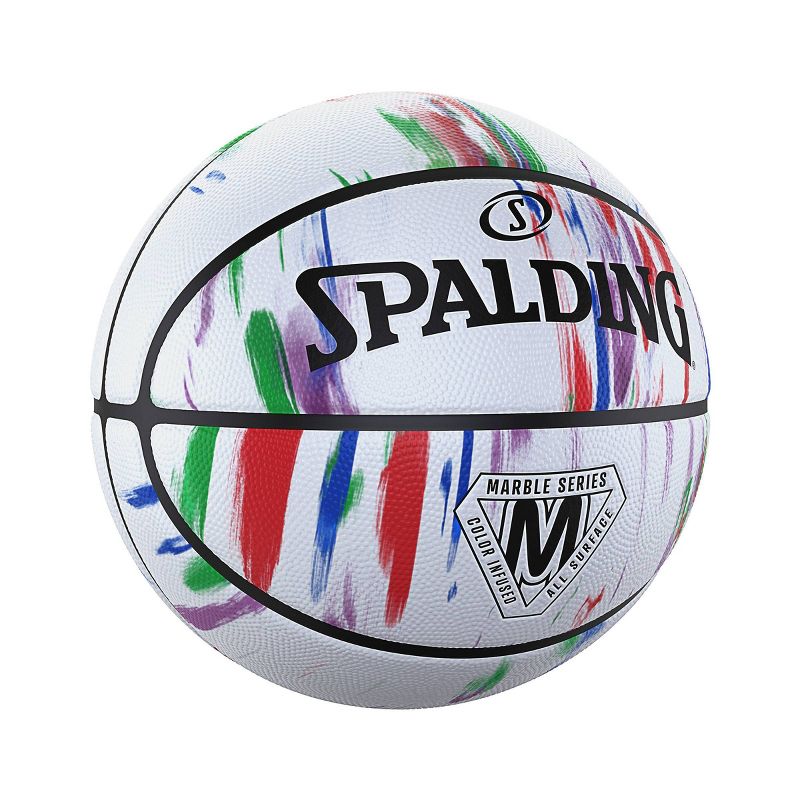 Spalding 29.5&#39;&#39; Basketball - Marble White, 4 of 7