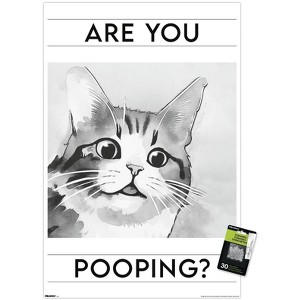 Trends International Reinders: Animals - Are You Pooping? Unframed Wall Poster Prints - 1 of 4