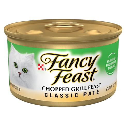 Purina Fancy Feast Grain Free Chopped Grill Feast Classic Pat