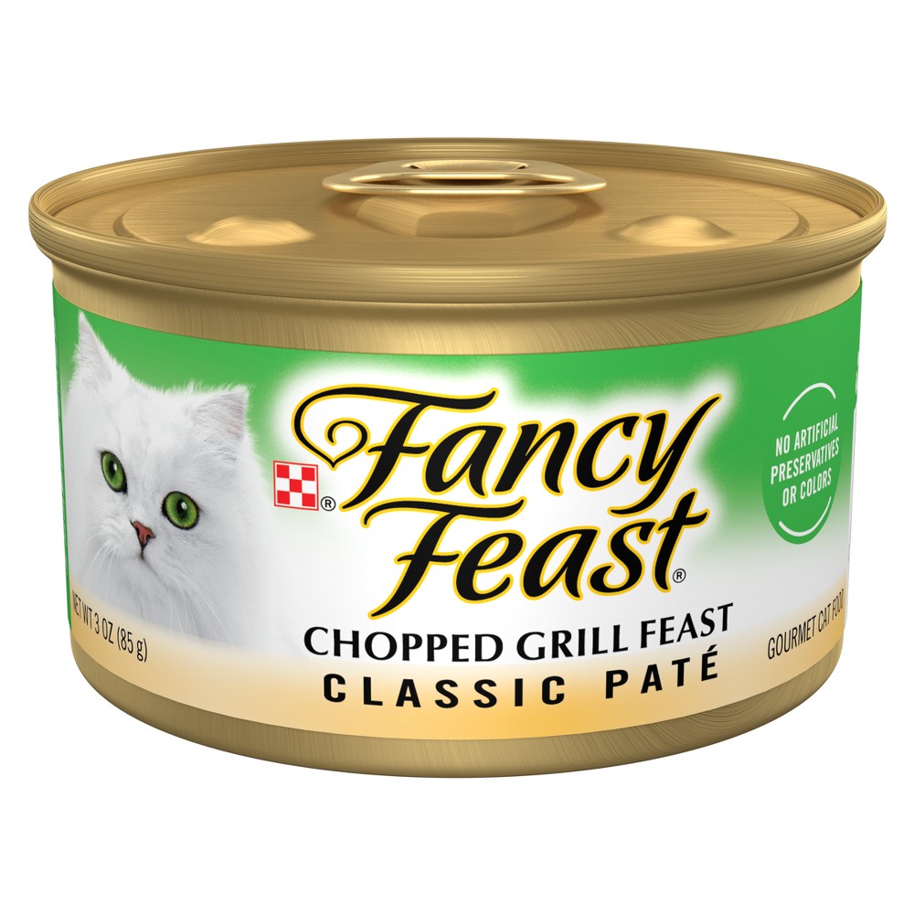 UPC 050000429240 product image for Purina Fancy Feast Grain Free Chopped Grill Feast Classic Paté Chicken Flavor We | upcitemdb.com