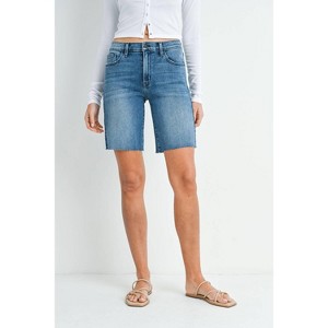 Women's Bermuda Short - JUST BLACK DENIM - 1 of 4