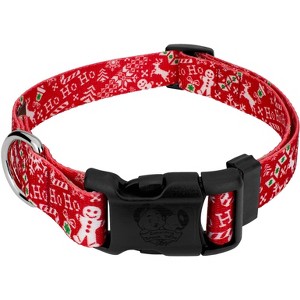 Country Brook Petz Deluxe Dog Collar - Christmas Collection - Made In The U.S.A. - 1 of 4