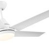 YUHAO 48 in. Indoor Modern Contemporary ABS Blades Integrated Dimmable LED Ceiling Fan with Light and Remote Control - 3 of 4