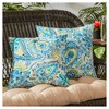 Kensington Garden 2pk 17"x17" Square Outdoor Throw Pillows - 2 of 4