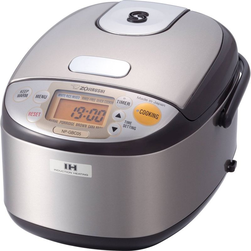 Zojirushi Induction Heating Rice Cooker &#38; Warmer, 3 cups (uncooked), Stainless Dark Brown, Made in Japan, 1 of 9