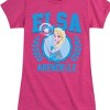 Girls' - Frozen - Elsa Collegiate Fitted Short Sleeve Graphic T-Shirt - 2 of 4