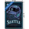 Trends International MLB Seattle Mariners - Neon Helmet 23 Unframed Wall Poster Prints - image 3 of 4