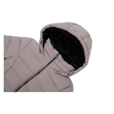Rokka&Rolla Women's Heavy Long Winter Coat with Fleece Hood Parka Jacket-Fig, size X Large — фото 8