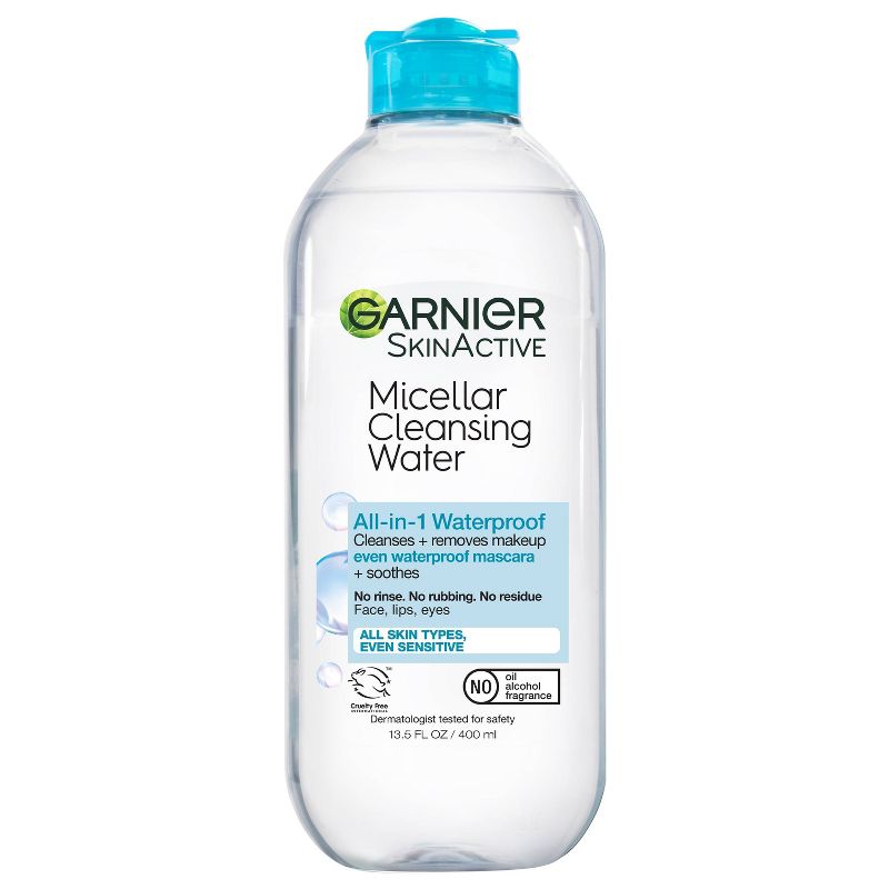 Garnier SkinActive Micellar Cleansing Water - For Waterproof Makeup, 1 of 14