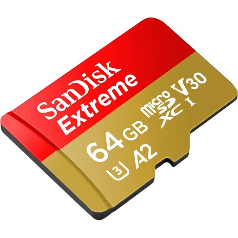 Sandisk Extreme Plus 64gb Microsd Class 10 Memory Card : Target