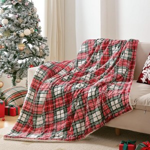 Lomsoe Christmas Flannel Blanket, Soft Blanket, Cozy Lightweight Throw Blanket for Couch Bed Sofa. - 1 of 4