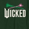 Men's - Wicked - Wand And Broomstick Logo Short Sleeve Graphic T-Shirt - 2 of 4