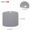 Unique Bargains Heat Resistant Non-Slip Flexible Durable Trivet Mat 4 Pcs - 2 of 4