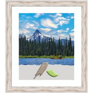 Amanti Art Alexandria White Wash Narrow Wood Picture Frame - 1 of 4