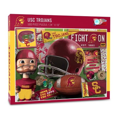 NCAA USC Trojans Throwback Puzzle 500pc
