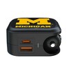 NCAA Big Ten Universities Text Backdrop 18-Watt 2 in 1 USB A/C Charger - 2 of 3