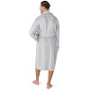 PAVILIA Mens Soft Robe, Plush Warm Bathrobe for Men, Long Spa Fleece Flannel with Shawl Collar, Pockets, Trim Piping - 3 of 4
