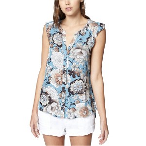 Sanctuary Clothing Womens Floral Button Down Blouse - 1 of 1