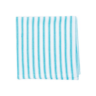 C&F Home Ticking Stripe Turquoise Napkin Set of 6