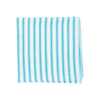 C&F Home Ticking Stripe Turquoise Napkin Set of 6