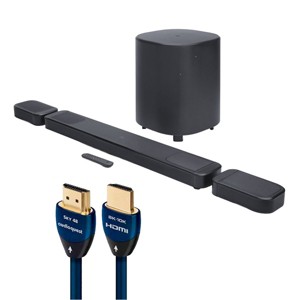 JBL BAR 700 MK2 7.1 Channel Soundbar System with AudioQuest Sky 3m HDMI Cable - 1 of 4