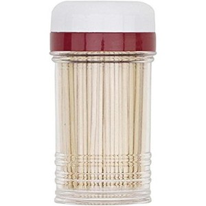 Everyday Shake-A-Pick Toothpicks with Dispenser, 200 Picks, Easy-to-Use Holder for Kitchen or Dining Table - 1 of 4