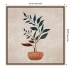 Amanti Art Vazodaki Ikili Dal by Emel Tunaboylu Framed Canvas Wall Art - 4 of 4