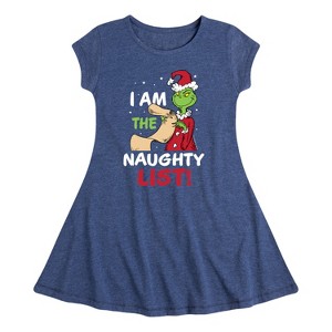 Girls' - Dr. Seuss -  Fit & Flair Cap Sleeve Dress - 1 of 3