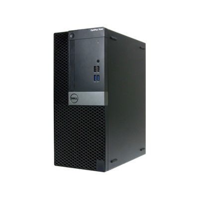 Dell 7040-T Certified Pre-Owned PC, Core i7-6700 3.4GHz, 16GB Ram, 256GB SSD, Win10 Pro (64-bit) Manufacturer Refurbished