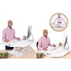 X-Elite Premier Corner Standing Desk Converter with Pneumatic Height Adjustment – White – Stand Steady - image 3 of 4