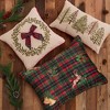 Merry Tartan Trees Pillow - Levtex Home - 2 of 3