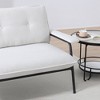 KWPZQEB Modern Sofa Couch, 53" Small Couches with Metal Frame, Corduroy Loveseat Couch for Living Room, Bedroom, Small Spaces - 4 of 4