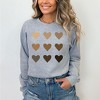 Simply Sage Market Women's Graphic Sweatshirt Melanin Hearts - 2 of 3