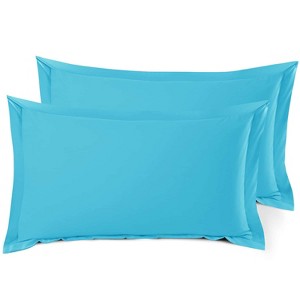 Nestl Soft Pillow Shams Set of 2, Double Brushed Microfiber Pillow Covers, Premium Pillow Shams With 1.5” Flange - 1 of 4