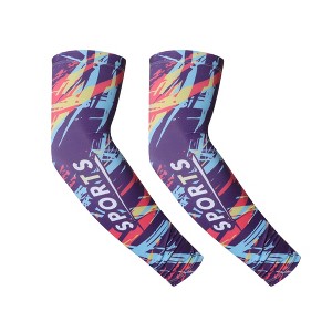 Unique Bargains Durable Arm Sleeves 1 Pair - 1 of 4